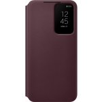 Samsung Clear View Cover Galaxy S22 Burgundy EF-ZS901CEEGEE – Zboží Mobilmania