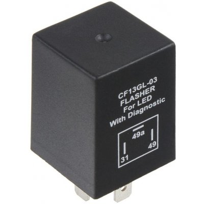 Přerušovač blinkrů LED, 12V, 1-10A pro evropské vozy – Hledejceny.cz