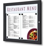 A-Z Reklama CZ Venkovní vitrína MENU BOARD SCZ2xA4C9005 na Menu pro prospekty 2 x A4 - Černá – Zboží Živě