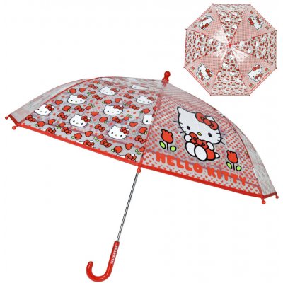 Hello Kitty automatický deštník červený – Zbozi.Blesk.cz