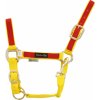 Ohlávky a vodítka pro koně Umbria Ohlávka nylonová Colored Parts Equitazione yellow/red