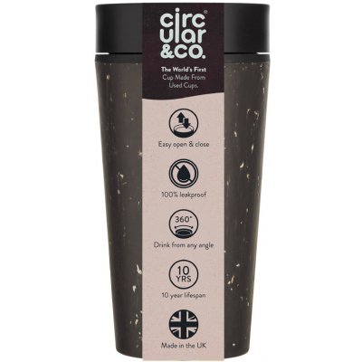 rCup Kelímek Circula Cosmic Black 340 ml