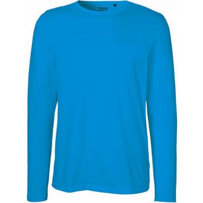 Neutral Moderní organické triko s dlouhými rukávy modrá safírová NE61050