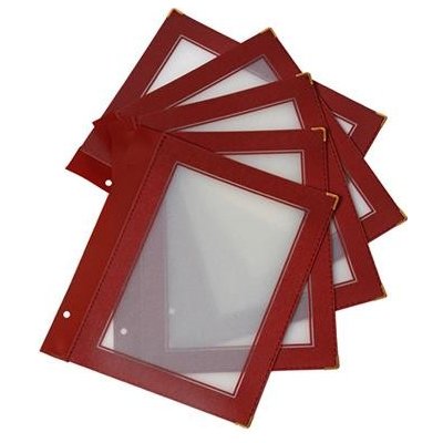 Securit pro řadu WOOD A5, 5ks, Wine Red – Zboží Živě