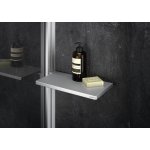 Huppe Polička Select+ stříbrná matná SL2101087 – Zboží Mobilmania