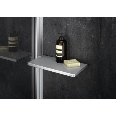 Huppe Polička Select+ stříbrná matná SL2101087 – Zboží Mobilmania
