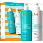 Moroccanoil Repair Moroccanoil Repair Moisture Repair šampon pro poškozené, chemicky ošetřené vlasy 500 ml + Moroccanoil Repair Moisture Repair kondicionér pro poškozené, chemicky ošetřené vlasy 500 m – Zboží Mobilmania