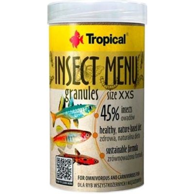 Tropical Insect Menu Granules XXS 250 ml