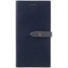 Pouzdro a kryt na mobilní telefon Apple Pouzdro Mercury Romance Diary iPhone XS / X NAVY/šedé