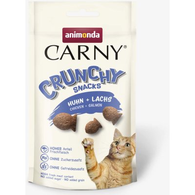 Animonda Carny Adult Crunchy kuřecí a losos 50 g – Zboží Mobilmania
