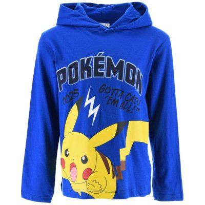 Triko s kapucí Pokémon SC hy 10294 modrá – Zbozi.Blesk.cz