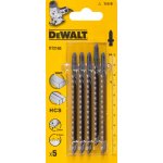 DeWALT DT2164 Pilové plátky pro rychlé, přímé řezy ve dřevě, dřevotřísce, překližce, vrstvených dřevotřískách a plastech do tloušťky 60 mm, 100 mm, 5 ks (T101D) – Hledejceny.cz