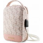 Guess PU G Cube Travel Universal Bag Pink 14529253 – Zboží Živě