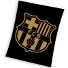 Dětská deka CARBOTEX FC Barcelona Gradient Black Deka