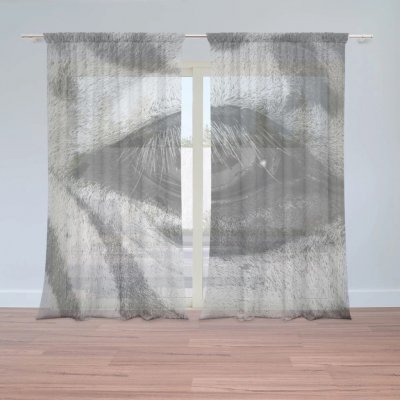 Sablio Záclony Oko zebry: 2ks 150x250cm – Hledejceny.cz