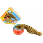 LEAN Toys Míč s huňatým ocasem fretky – Sleviste.cz