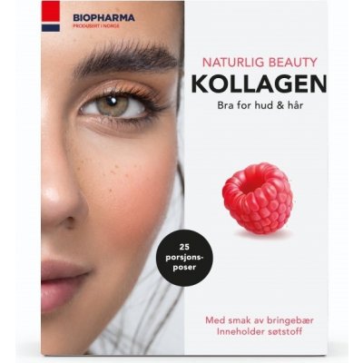 Biopharma AS Naturlig Kollagen malina 125 g