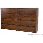 Drewmax Dřevěná buková komoda prádelník z masivního dřeva buk KD420 Pacyg – Zboží Dáma