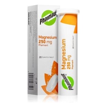 MAGNESIUM/VITAMIN C PHARMAVIT POR 250MG TBL EFF 20