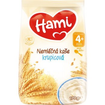 Hami Nemléčná kaše krupicová 170 g