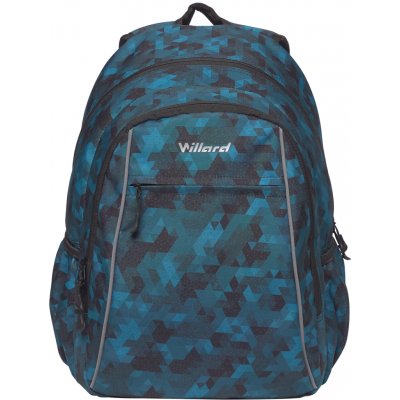 Willard batoh SCHOOL 25 modrá černá stříbrná – Hledejceny.cz