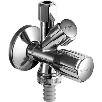 Schell COMFORT ventil kombinovaný 1/2" x 3/4" x 3/8" 035510699 – Zboží Mobilmania