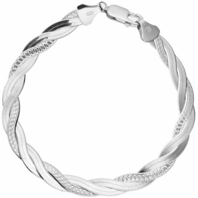 Bealio stříbrný pletený 03-04256-1322 – Sleviste.cz