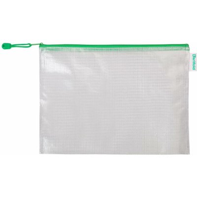TARIFOLD Obálka se zipem síťovaná A4, PVC - zelená