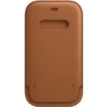 Apple iPhone 12 mini Leather Sleeve with MagSafe Saddle Brown MHMP3ZM/A – Zboží Mobilmania