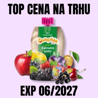 Ovocňák kapsička jablko zahradní směs 200 g – Zboží Dáma