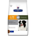 Hill’s Prescription Diet C/D Multicare Urinary Metabolic Weight 12 kg – Hledejceny.cz