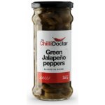 The ChilliDoctor Nakládané Green Jalapeño chilli papričky krájené 330 g – Zboží Dáma