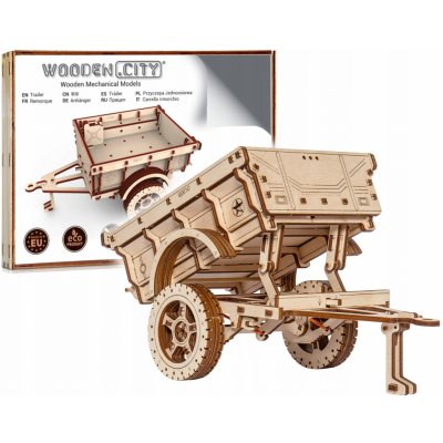 WOODEN CITY 3D puzzle Přívěs 119 ks – Hledejceny.cz