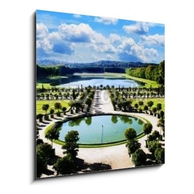 Skleněný obraz 1D - 50 x 50 cm - Versailles versailles Francie francouzský – Hledejceny.cz