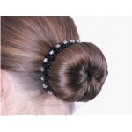 QHP Gumička do vlasů Diamond černá – Zboží Dáma