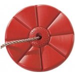 Jipos Houpačka disk plastový květina červená lano PP10 – Sleviste.cz