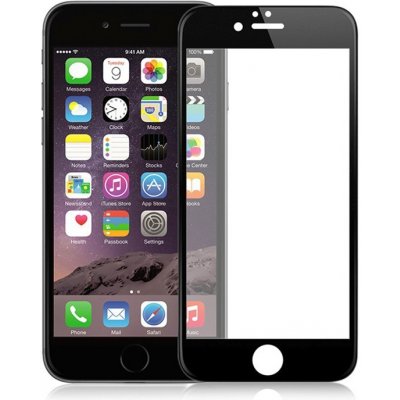 Tvrzené sklo / Tempered Glass AMORUS pro Apple iPhone 6 Plus / 6S Plus - černý rámeček - 0,26mm