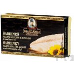 Franz Josef Kaiser Exclusive Sardinky filety bez kůže a kostí ve slunečnicovém oleji 90 g – Hledejceny.cz