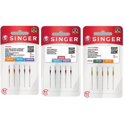 Set jehel Singer 130/705 H (universal 2020/822, stretch 2045/848, kůže 2032)