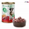 Vitamíny pro zvířata JK Animals Venison & Carrot Premium Paté with Chunks superprémiová masová 400 g