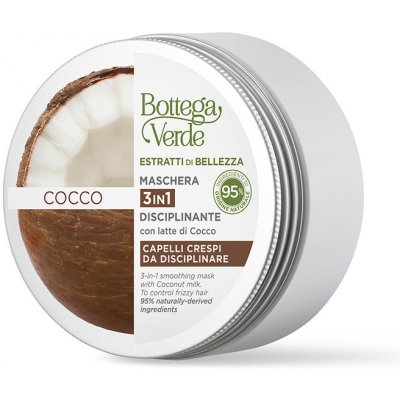 Bottega Verde Disciplinující maska ​​na vlasy kokosová 3v1 200 ml – Zboží Mobilmania