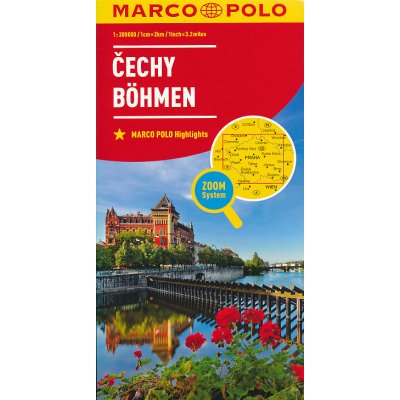 Čechy 1:200T mapa ZoomSystem – Zbozi.Blesk.cz