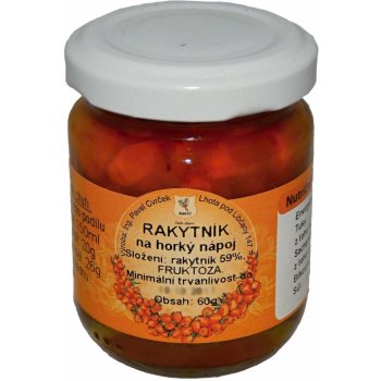 Rakytník Cvrček Rakytník na horký nápoj s bobulemi FRUKTOZA 60 g