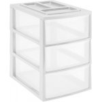 Heidrun Plastový regál 3 zásuvky 38x27x38cm – Zboží Dáma
