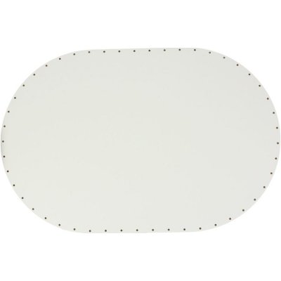 Sololak bílý ovál 45x30cm s otvory 22B4530V – Zboží Dáma