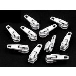 Jezdec ke spirálovým zipům No 3 Varianta: 101 bílá, Balení: 20 ks – Zboží Mobilmania