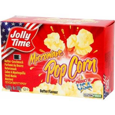 Popcorn Jolly Time Butter 3 x 100 g – Zboží Dáma