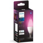 Philips Chytrá žárovka Hue Bluetooth 6W, E14, White and Color Ambiance – Zboží Živě