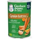 GERBER Organic křupky s mrkví a pomerančem 35 g – Zboží Mobilmania