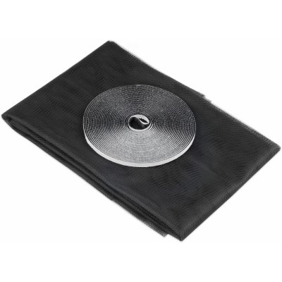 Strend Pro síť okenní proti hmyzu 150x130 cm, černá, PE – Zbozi.Blesk.cz
